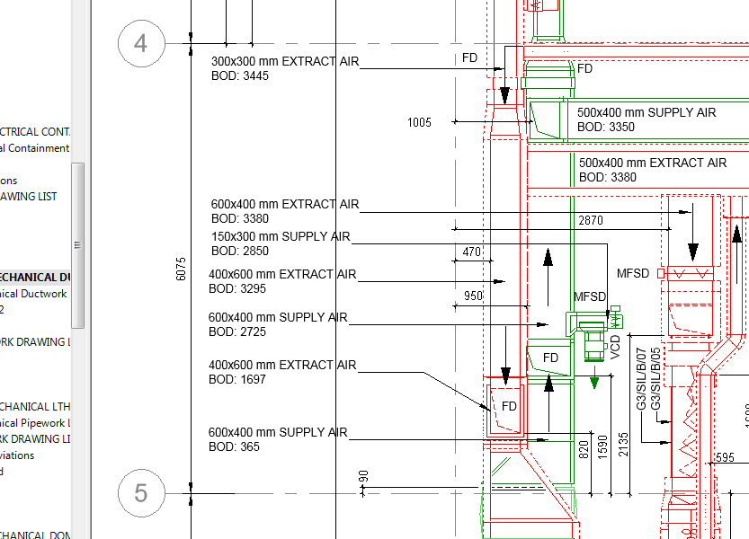 HVAC detail drawing